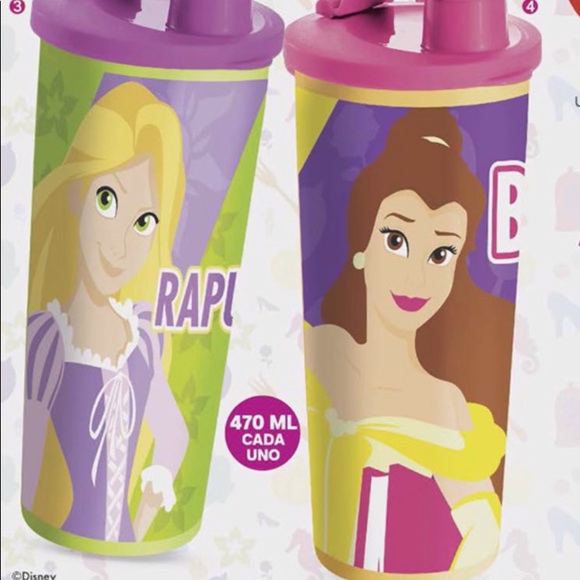 Tupperware Disney Princess 16 oz Tumbler Set of 2 - Picture 3 of 4